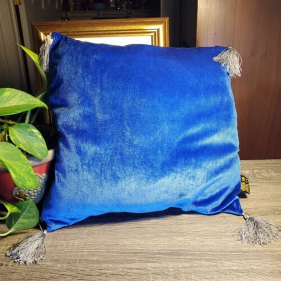 Harry Potter The Noble Collection Ravenclaw Blue Velvety Pillow Silky Pouch EUC - Picture 2 of 12